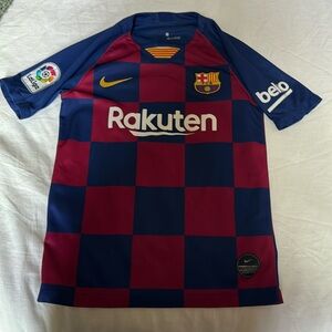 EUC Kids Medium Nike jersey FCB Barcelona